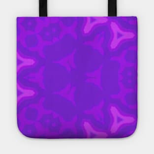 Kaleidoscope of Crystal Lines Of Purples and Blue Tote