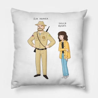 Stranger Things-Hopper&Joyce Pillow