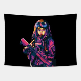 CUTE VETERAN Tapestry