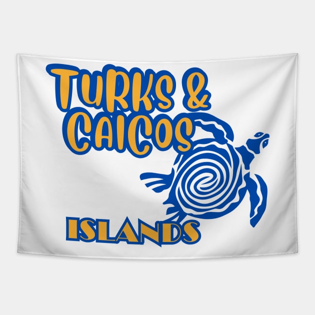 Turks & Caicos Islands Tapestry by DW Arts Design