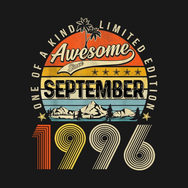 Awesome Since September 1996 Vintage 27th Birthday by Marcelo Nimtz