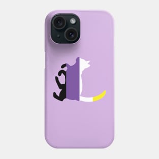 Pride Animals- Nonbinary Cat Phone Case