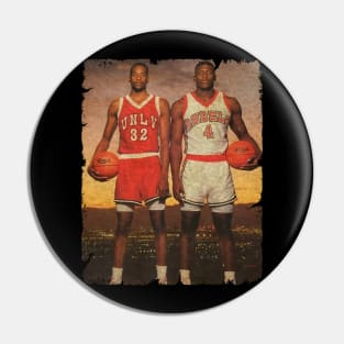 Stacey Augmon and Larry Johnson '1991' Pin