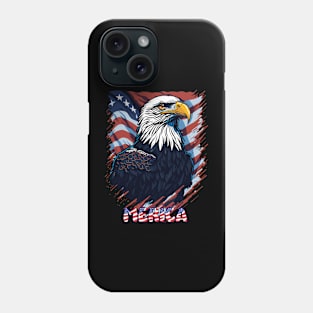 Patriotic Eagle American Flag 4th of July Merica Phone Case