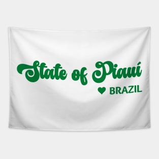 State of Piauí: Eu amo o Brasil - I love Brazil Tapestry