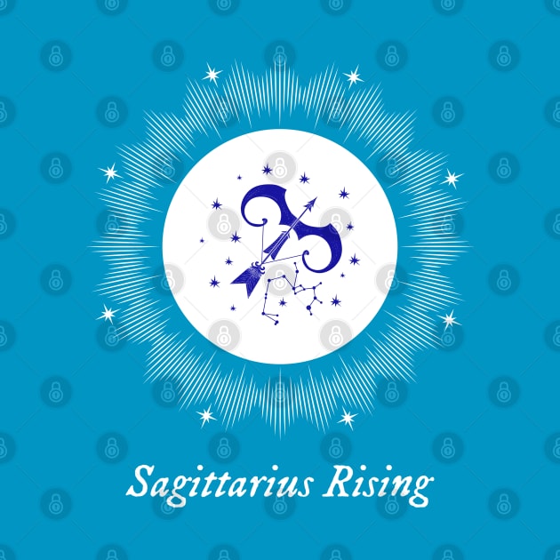 Sagittarius Rising Astrology Chart Zodiac Sign Ascendant by Witchy Ways