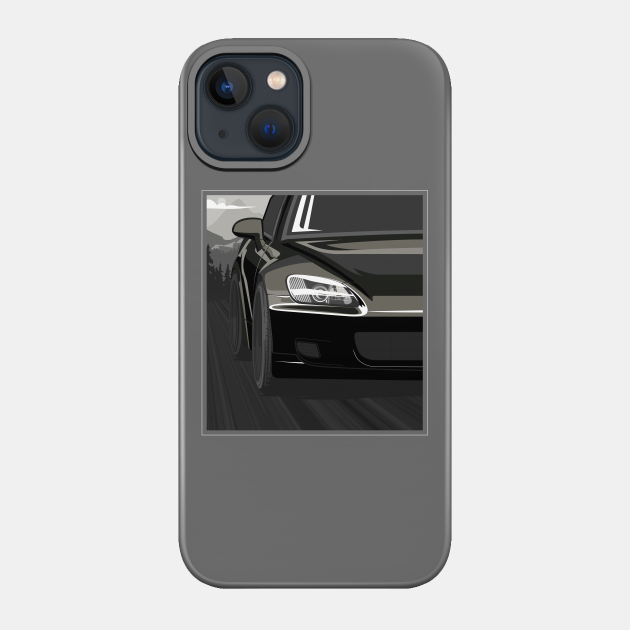 Honda S2000 AP1 Rolling - Berlina Black - Honda S2000 - Phone Case