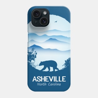 Asheville Blue Ridge Mountains - BLUE 01 Phone Case