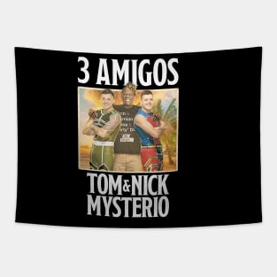 R-Truth Tom & Nick Mysterio The 3 Amigos Tapestry