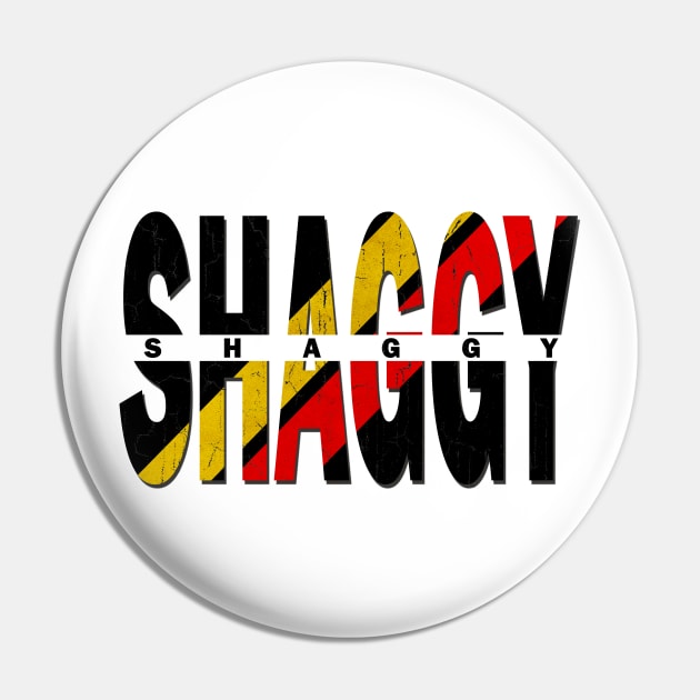 vintage typo Shaggy Pin by NamaMarket01