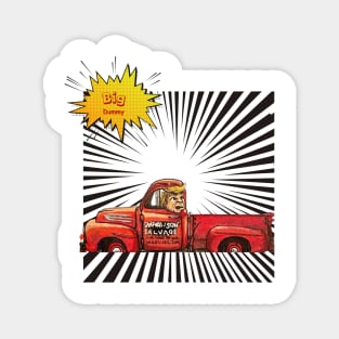 Big dummy cars vintage Magnet