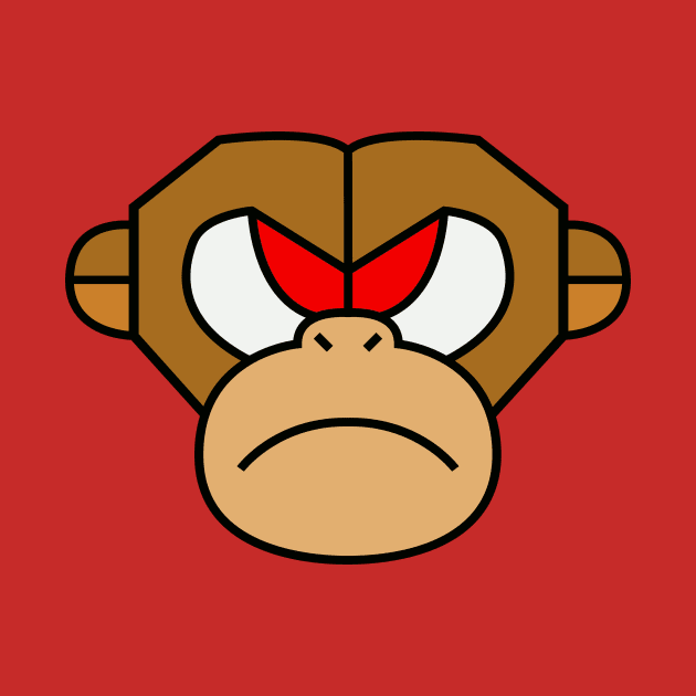 Angry Geometric Monkey by Soomz