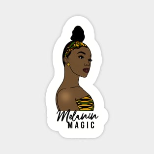 Melanin Magic Black Queen Black History Month Gift Magnet