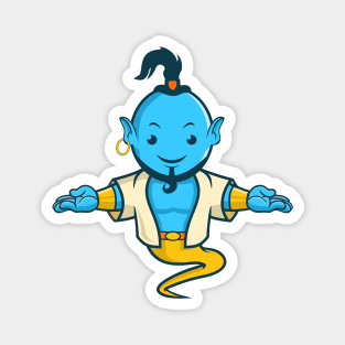 Happy Ghost Genie Magnet