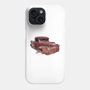 1941 Dodge WD 15 Rat Rod Pickup Truck Phone Case