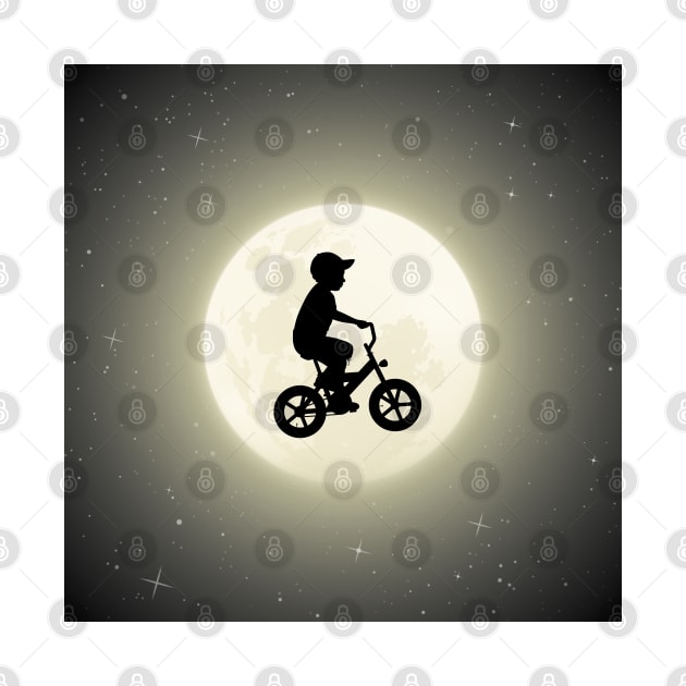 Boy on bike by arvitalya