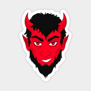 Red Devil (dots) Magnet