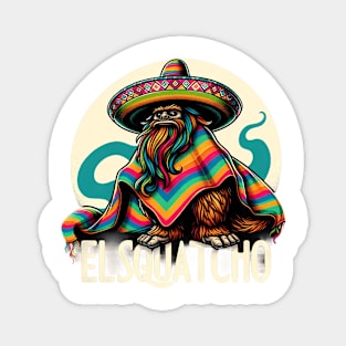 Mexican Bigfoot El Squatcho Cryptid Mexico Sasquatch Magnet