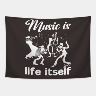 Music is Life Itself Tapestry