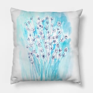 Cute Wildflowers Pillow