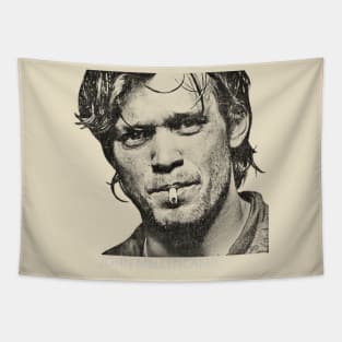 Retro John Mellencamp Tapestry