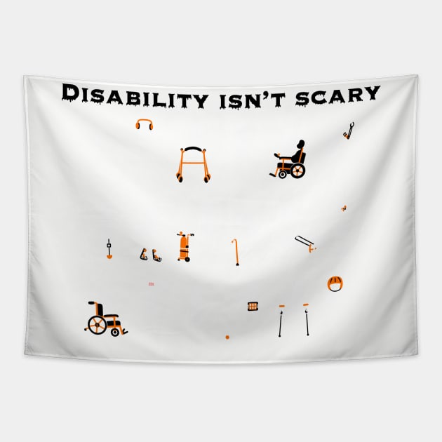 Disability Isn’t Scary Tapestry by GittinsGifts