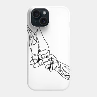 Hold my hand Phone Case