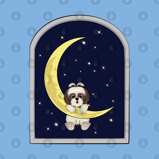 Shih Tzu (Moonlight) by viograpiks