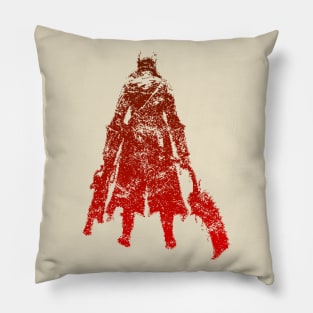 Bloodborne Hunter Distressed Gradient Pillow