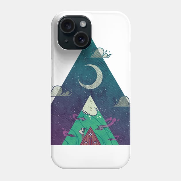 At the Cabin Phone Case by againstbound