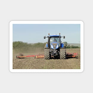 389 Horses Sowing Wheat Magnet