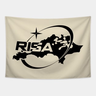 Rottnest Island Space Agency (RISA) Logo Black Tapestry