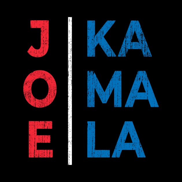 Joe Kamala Supporter 2020 Election in Red White Blue by PunTime