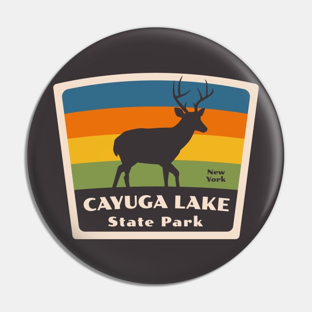 Cayuga Lake State Park New York Roaming Deer Pin by Go With Tammy