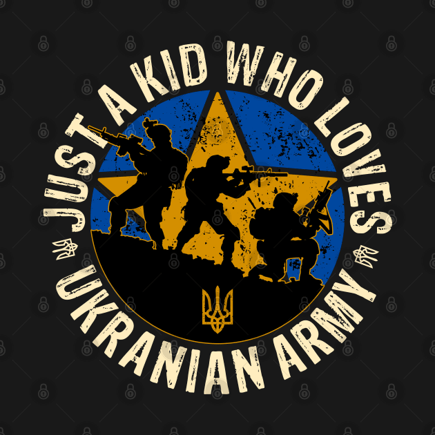 Just A kid Who Loves Ukranian Army by Yurko_shop