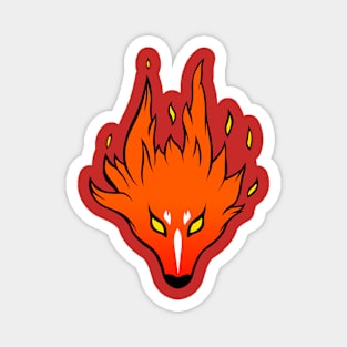 The fox's flames Magnet