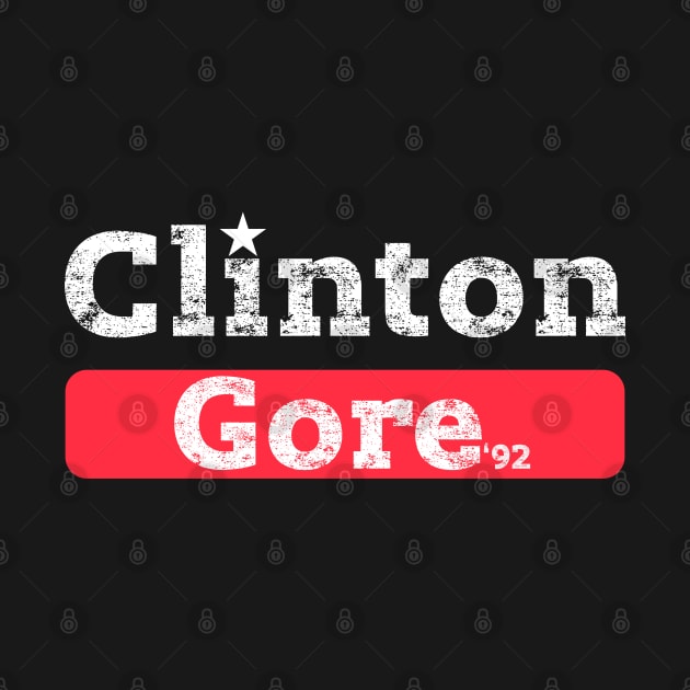 Clinton Gore 92 by Crazy Shirts For All