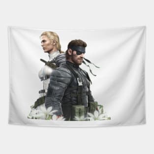 Big Boss and The Boss MGS3 Tapestry