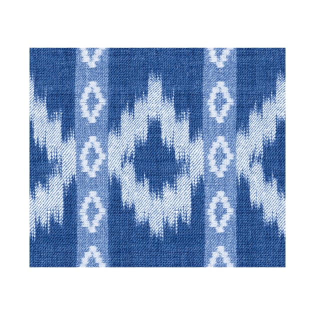 Rhombus Shibori (denim blue) by BessoChicca