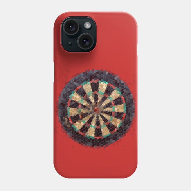 Mosaic Dartboard Phone Case by soitwouldseem