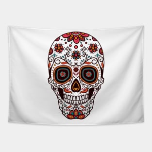 Colorful Skull Tapestry