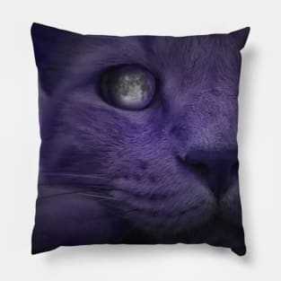 Cat's Eye Moon Pillow