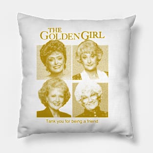 Retro Golden Girls Pillow