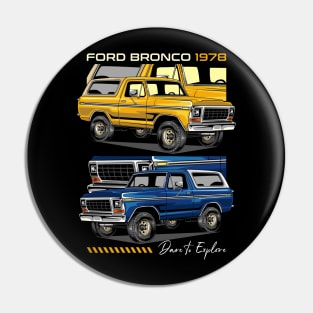 1978 Bronco Safari Car Pin