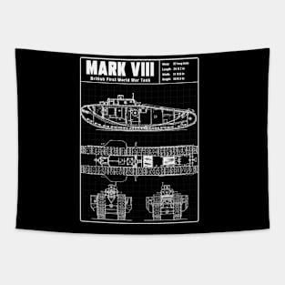 MARK VIII TANK Tapestry