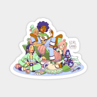 Girl Gang Slumber Party Magnet