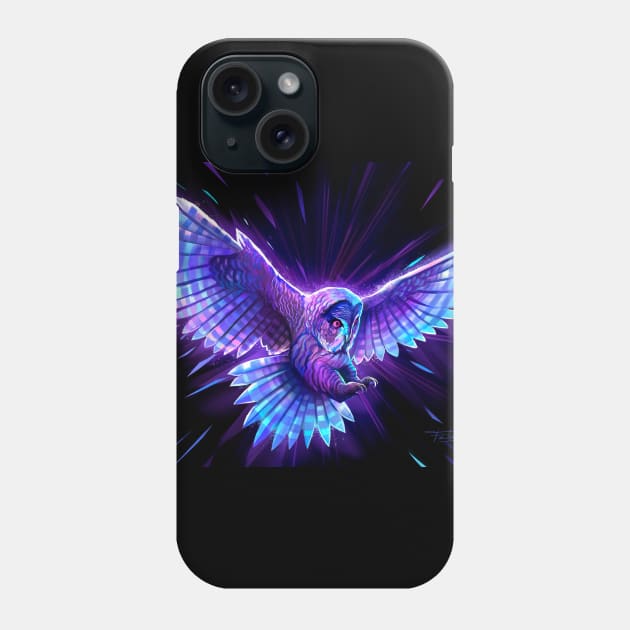 Owl multicolor Phone Case by felixantosart