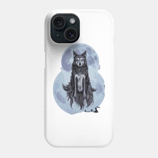 The Great Night Wolf Phone Case