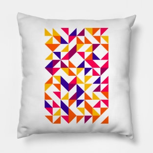 Popular Geometric Colourful Triangle Pattern Pillow