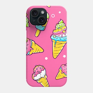Assorted Ice Cream Phone Case